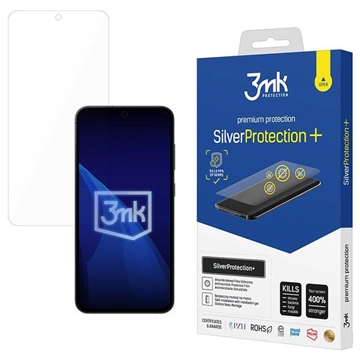 Samsung Galaxy S25 3MK SilverProtection+ Antimikrobiel Skærmbeskytter - Klar