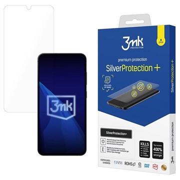 Samsung Galaxy S25+ 3MK SilverProtection+ Antimikrobiel Skærmbeskytter - Klar