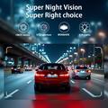 4-tommer WiFi Dash Cam med dobbelt linse og natoptagelse med 170° superbred frontlinse