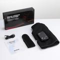 Fodmassager med 4 motorer, varme og vibrationer - 6 massagemetoder, 5 varmeniveauer - 4000mAh - sort