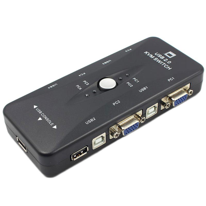 KVM 4-Port VGA/USB 2.0