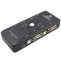 4-Port VGA/USB 2.0 KVM Switch - FullHD