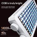 40W RGB fuldfarvet bærbar LED-fyldningslys til fotografering og livestreaming