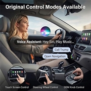 4223M 4-i-1 trådløs CarPlay- og Android Auto-adapter - AirPlay/Miracast - sort