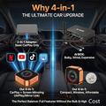 4223M 4-i-1 trådløs CarPlay- og Android Auto-adapter - AirPlay/Miracast - orange