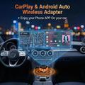 4223M 4-i-1 trådløs CarPlay- og Android Auto-adapter - AirPlay/Miracast - orange