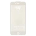4D Full Size iPhone 6 Plus/6S Plus Hærdet glas skærmbeskyttelse - Hvid