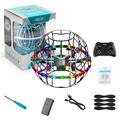 4DRC 4D-V49 Drone i fodboldstil med 360 flips, LED-lys