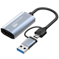4K HDMI til USB-C/USB-A Video Capture Card