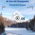 4K Ultra HD Digitalt videokamera med app/fjernbetjening - Sort