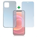 4smarts 360 iPhone 12 Mini Beskyttelsessæt - Gennemsigtig