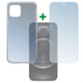 4smarts 360 iPhone 12 Pro Max Beskyttelsessæt - Gennemsigtig