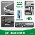 4smarts 360 Samsung Galaxy S23 Ultra Beskyttelsessæt - Gennemsigtig