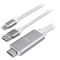 4smarts Lightning / HDMI 4K UHD Adapter - iPhone, iPad, iPod - 1.8m (Open Box - God stand)