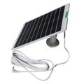 5.3W/5V solcellepanel til udendørs kameraer og dørklokker - hvid