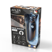 Adler AD 2945 Elektrisk barbermaskine med skægtrimmer - LED - USB - IPX7
