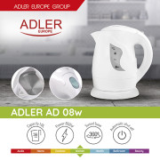 Adler AD 08 med kedel i plast 1.0L