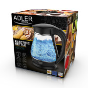 Adler AD 1274 sort Elkedel glas elektrisk 1.7L