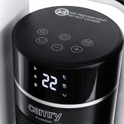 Camry CR 7745 Keramisk ventilatorvarmetårn LCD + fjernbetjening + timer