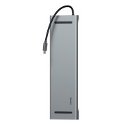 Baseus 11 i 1 HUB Enjoyment Series USB Type-C-dockingstation CATSX-G0G - Grå