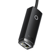 Baseus Lite Series USB til RJ45-netværksadapter WKQX000001, 100 Mbps - sort