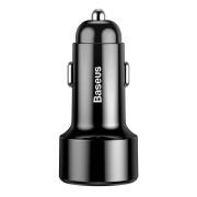 Baseus Magic 2x USB QC 3.0 45W biloplader CCMLC20A-01 - sort