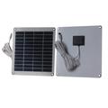 5W 12V USB-C solcellepaneloplader til sikkerhedskameraer/CCTV