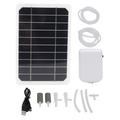 5W solcellepanel med iltningspumpe til akvarium/udendørs fiskeri