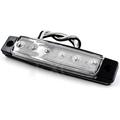 Vandtæt sidemarkeringslygte med 6 LED-pærer til 12V/24V-både, trailere, lastbiler og autocampere - hvid