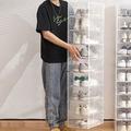 6 stk. Skokasser / Sneaker Boxes i Gennemsigtig Plastik