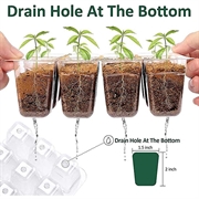 Frøkasse Kit til 60 frø - Minidrivhus med justerbar åbning