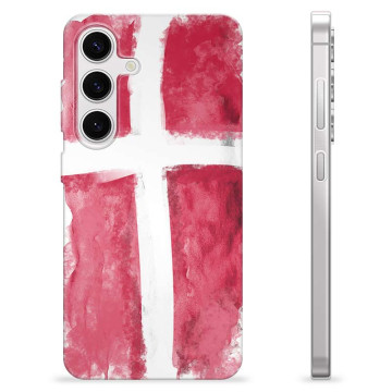 Samsung Galaxy S24 TPU Cover - Dansk Flag