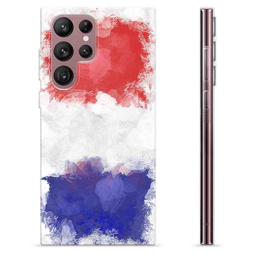 Samsung Galaxy S22 Ultra 5G TPU Cover - Fransk Flag