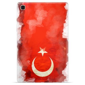 Samsung Galaxy Tab A7 10.4 (2020) TPU Cover - Tyrkisk Flag
