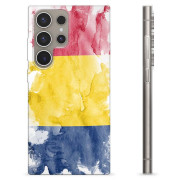 Samsung Galaxy S24 Ultra TPU Cover - Rumænsk Flag