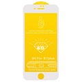 6D Full Size iPhone 7 Plus / 8 Plus Skærmbeskyttelse Hærdet Glas - Hvid
