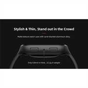 70mai Saphir Smartwatch - 1.78" AMOLED-skærm - Sort