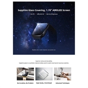 70mai Saphir Smartwatch - 1.78" AMOLED-skærm - Hvid