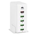 818PD Multi-Port Ladestation - PD 20W / QC3.0, 65W - Hvid