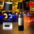 Touch Control Wine Bottle Light 3 Changing Color LED Lamp Bærbar bordlampe til bar, fest - hvid