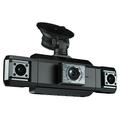 9728D 1080P 4 Lens WiFi Dashcam med nattesyn - Sort