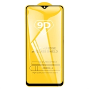 Samsung Galaxy M34 5G 9D Full Cover Skærmbeskyttelse Hærdet Glas - 9H, 0.3mm - Sort Kant