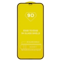 Samsung Galaxy S21 FE 5G 9D Full Cover Skærmbeskyttelse Hærdet Glas - 9H, 0.3mm - Sort Kant