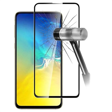 9D Full Cover Samsung Galaxy S10e Skærmbeskyttelse Hærdet Glas - 9H, 0.3mm - Sort