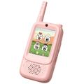 A1 Video Walkie Talkie til børn med stemmeskifter og fotodeling - 2 stk. - Lyserød / blå
