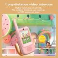 A1 Video Walkie Talkie til børn med stemmeskifter og fotodeling - 2 stk. - Lyserød / blå