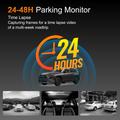A10 dobbelt dashcam - 4K/2K, GPS, ADAS, WiFi, parkeringskamera - sort