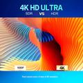 A10 Plus bærbar Android-smartprojektor med 4K-afkodning – sort