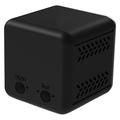 A19 Wireless Mini WiFi Mini kamera med infrarødt nattesyn og bevægelsesalarm - Sort