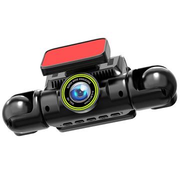 A35 1080P Full HD WiFi 4-kanals bilkamera - sort